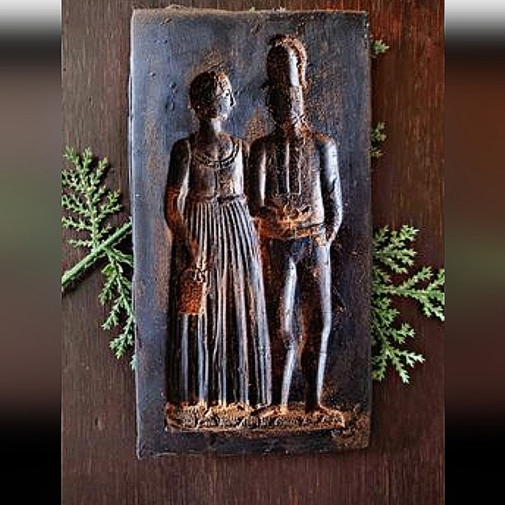 Blackened Beeswax Ornament